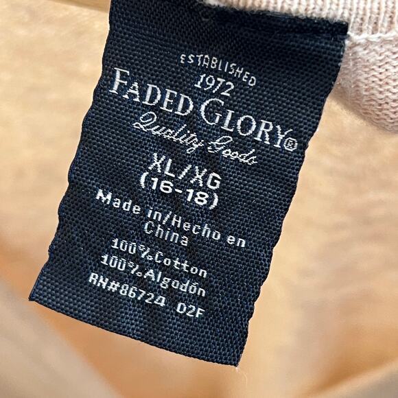 Faded Glory Cardigan Y2K Normcore Grandpacore Academia Heritage Cotton Pocket XL - Picture 6 of 8